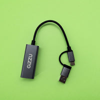 Gizzu High Speed Type-C/A to Gigabit Adapter Poly-GAPCGB