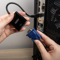 GIZZU USB 3.0 to VGA Adapter - Connect your computer to VGA displays, supports 1080p resolution. Mirror or extend your screen!