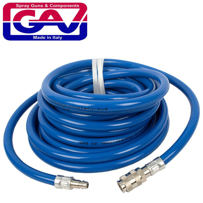 GAV Blue Air Hose: High Pressure Pneumatic Hose - Industrial Grade. 10mm ID. Durable & Reliable.