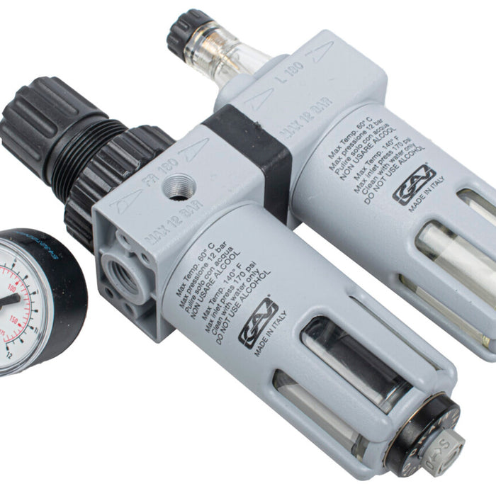 Air Compressor Filter Regulator Lubricator 1/4