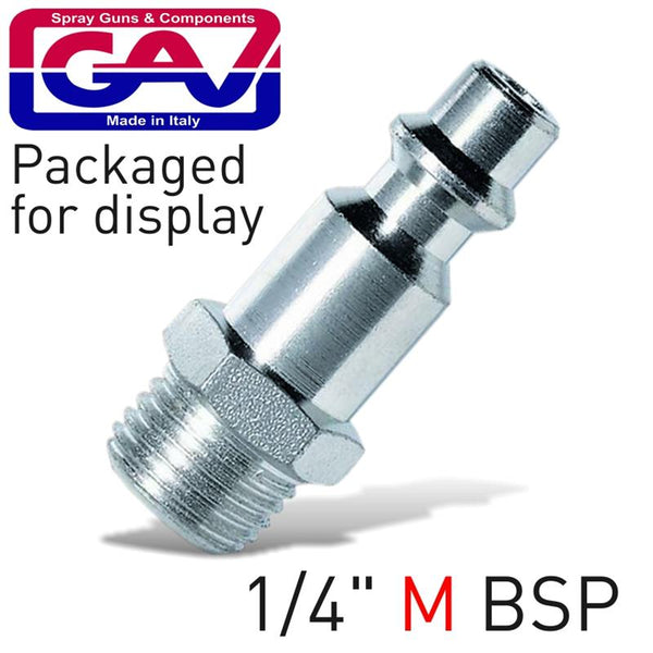 QUICK COUPLER INSERTS1/4'M USA PACKAGED