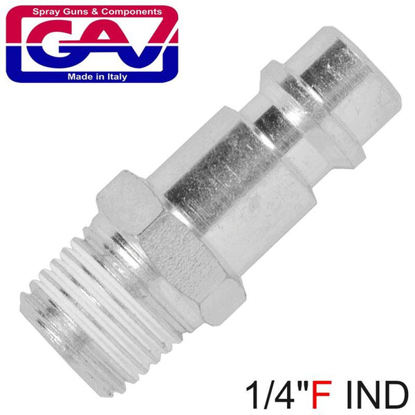 HARDENDED STEEL QUICK COUPLER INSERT 1/4'F INDUSRIAL