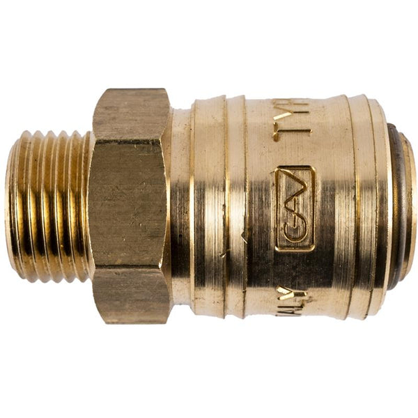BRASS MALE QUICK COUPLER 3/8'M GERMAN