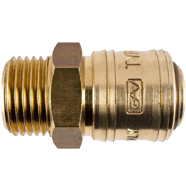 BRASS MALE QUICK COUPLER 1/2'M GERMAN