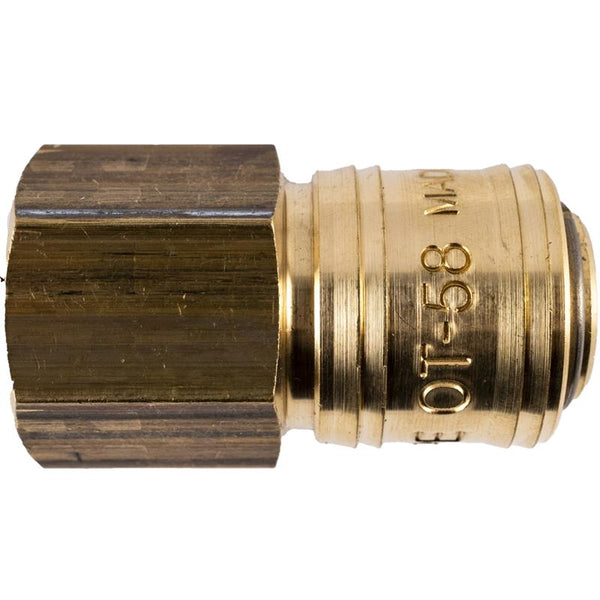 BRASS FEMALE QUICK COUPLER 1/2'F GERMAN