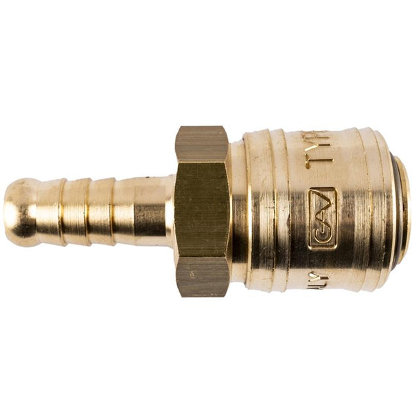 BRASS QUICK COUPLER 9MM HOSE GERMAN