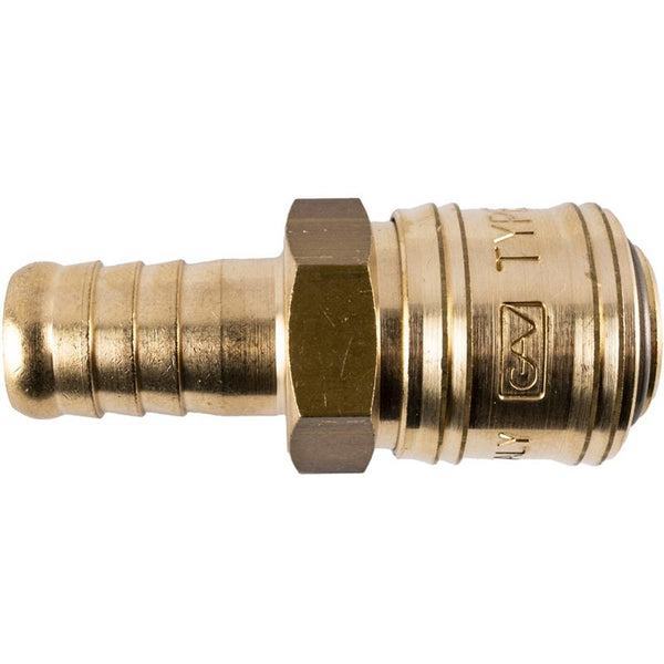BRASS QUICK COUPLER 13MM HOSE GERMAN