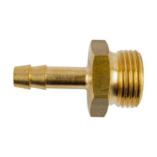 BRASS HOSE TAIL 3/8M X 6MM