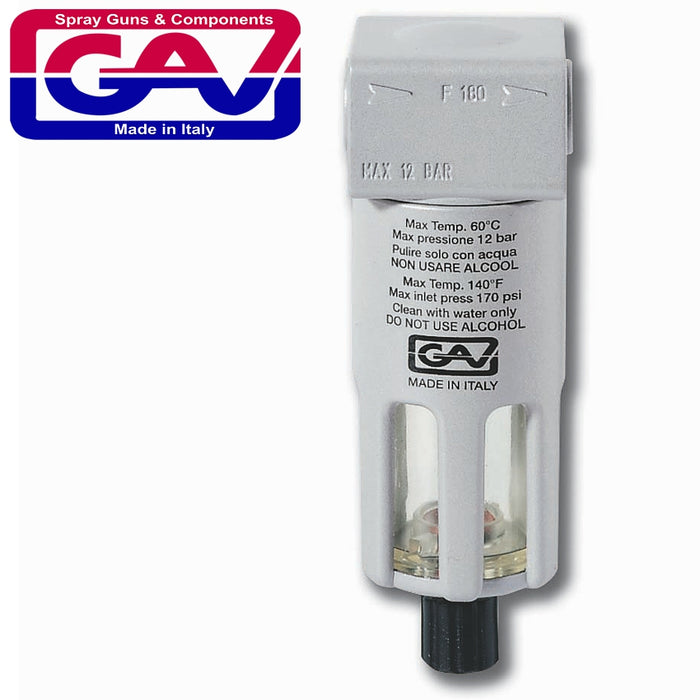 Gav Filter In Line 1/4' Water Trap Gav F180