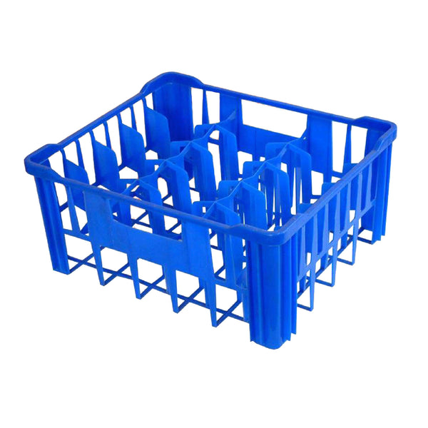 GLOBAL Glass Crate Large - 30 Glasses (Blue) 475Mm X 400Mm X 205Mm - GCL0030