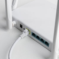 Cat6 Ethernet Cable - RJ45 Network Cable, 20cm, White | High-Speed Internet Connection