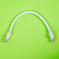 Cat6 Ethernet Cable - RJ45 Network Cable, 20cm, White | High-Speed Internet Connection
