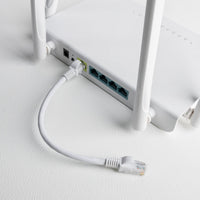 Gizzu Cat6 UTP Fly Lead Ethernet Network Cable 50cm – White-GCPCAT6005-WH