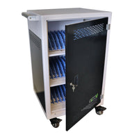 Gizzu 36 Bay Type-C Storage Charging Trolley for 15.6