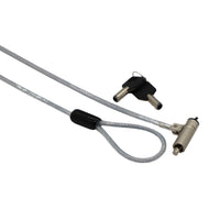 Gizzu laptop lock with security cable and keys. Anti-theft wedge lock for Dell notebooks and devices.