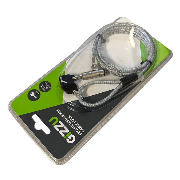 GIZZU 1.8m Wedge Cable Lock-GCWKLMK