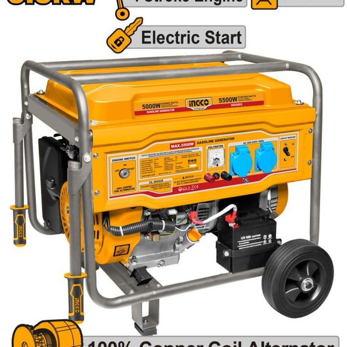 INGCO GENERATOR 4 STROKE 5.5KW 2.1LPH - GE55003