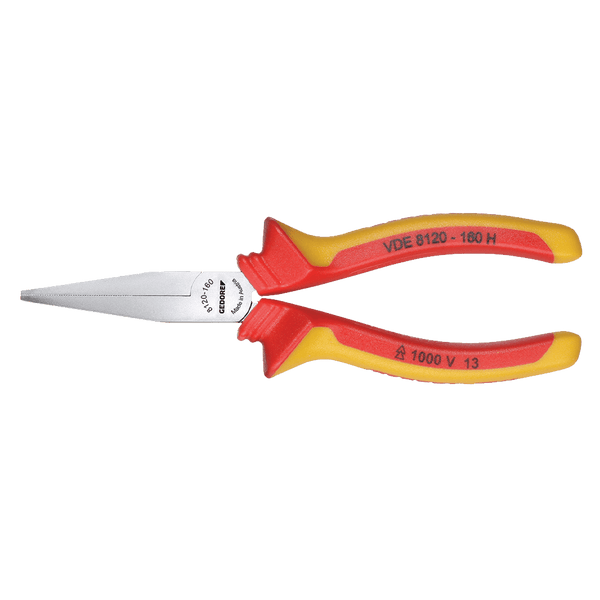 GED1552090 - PLIER FLAT NOSE GEDORE VDE #8120-160MM