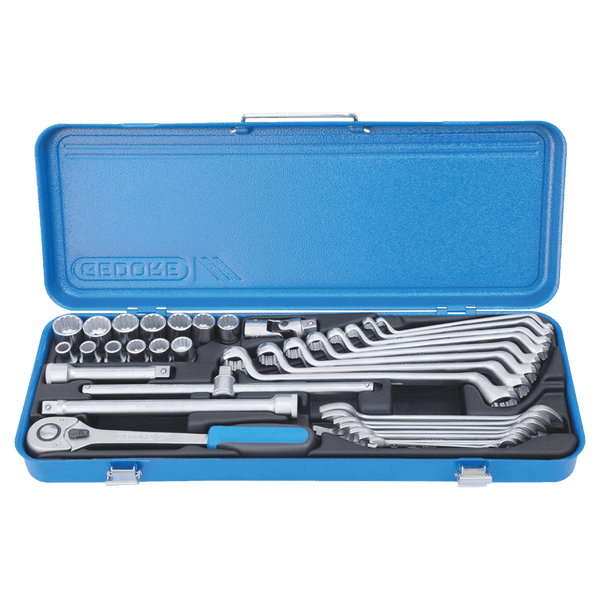 GEDORE D1962MU-10T Socket Set: 1/2" Steel Tools in Blue Case - Professional Mechanic's Toolkit