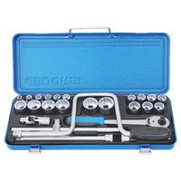 GED616222 - SOCKET SET GEDORE BHX 1/2 D19YMAU-10T
