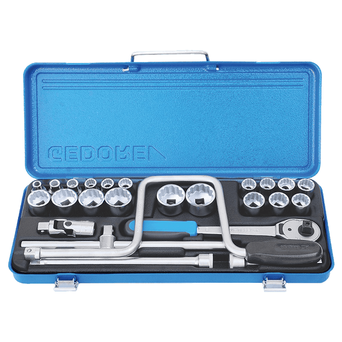 GED616222 - SOCKET SET GEDORE BHX 1/2 D19YMAU-10T