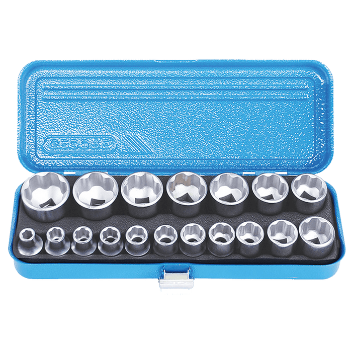 GEDORE Socket Set BHX 1/2 D19AK - Tool Set, Mechanics Tools, Socket Set, Steel Case