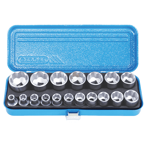 GEDORE Socket Set BHX 1/2 D19AK - Tool Set, Mechanics Tools, Socket Set, Steel Case