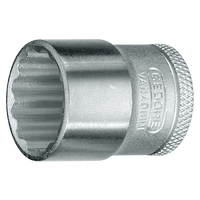 GEDORE Socket Hex 3/8 Drive 30mm 6mm, Chrome Vanadium Steel Professional Tool