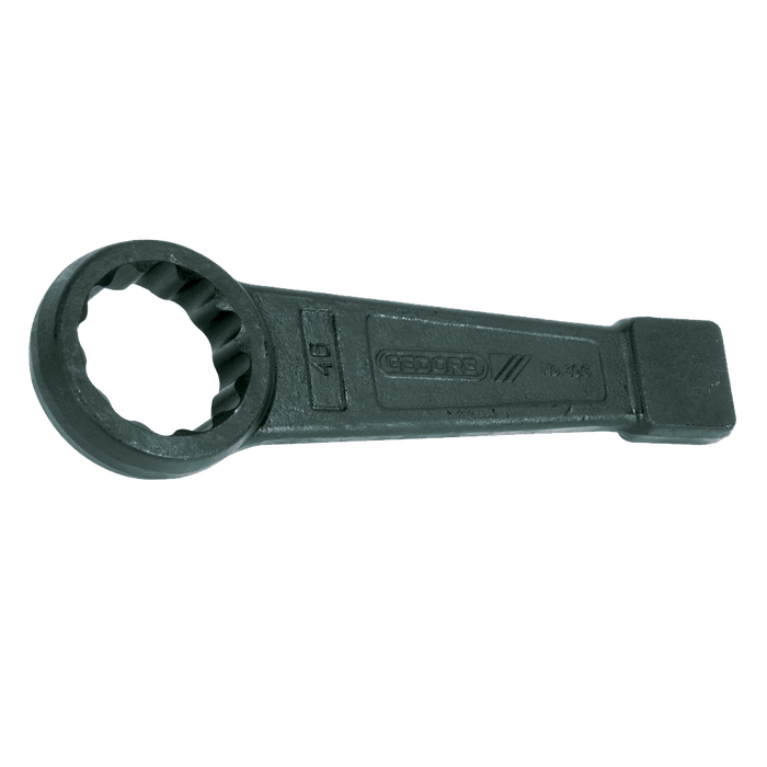 GEDORE Slogging Ring Spanner 65mm (GED6476160): Heavy-Duty Chrome Vanadium Steel Wrench for Tough Applications