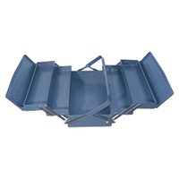 GEDORE 1261 5-Tier Metal Tool Box, 46x26x21cm - Open View