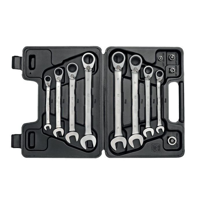 GEDR07203012 - SPANNER GED RED REV SET 12PCE 8-19MM