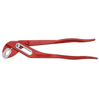 GEDORE red Water Pump Pliers 10 inch. Chrome Vanadium steel adjustable pipe wrench.