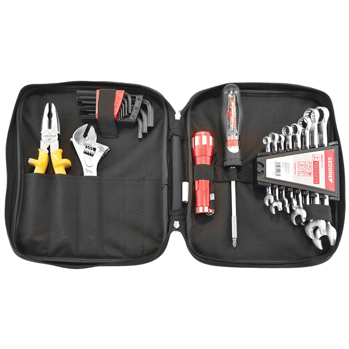 GEDR651150 - TOOLKIT GED RED ESSENTIAL MOTORIST 22PCE