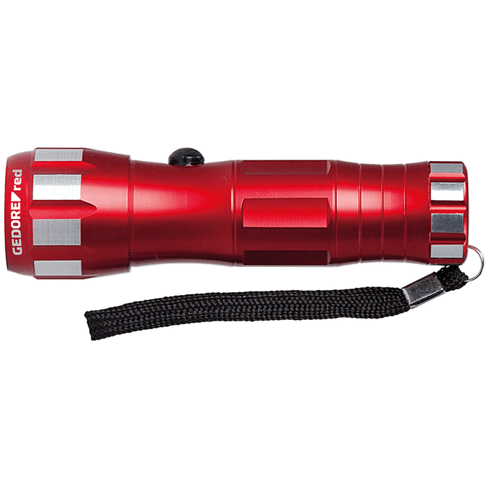 GEDR95300017 - TORCH LED LIGHT GED RED 25-30M 3xAAA