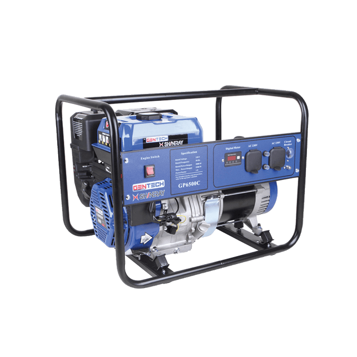 GEN1040T - GENTECH GENERATOR 5.5KVA RECOIL 6500C