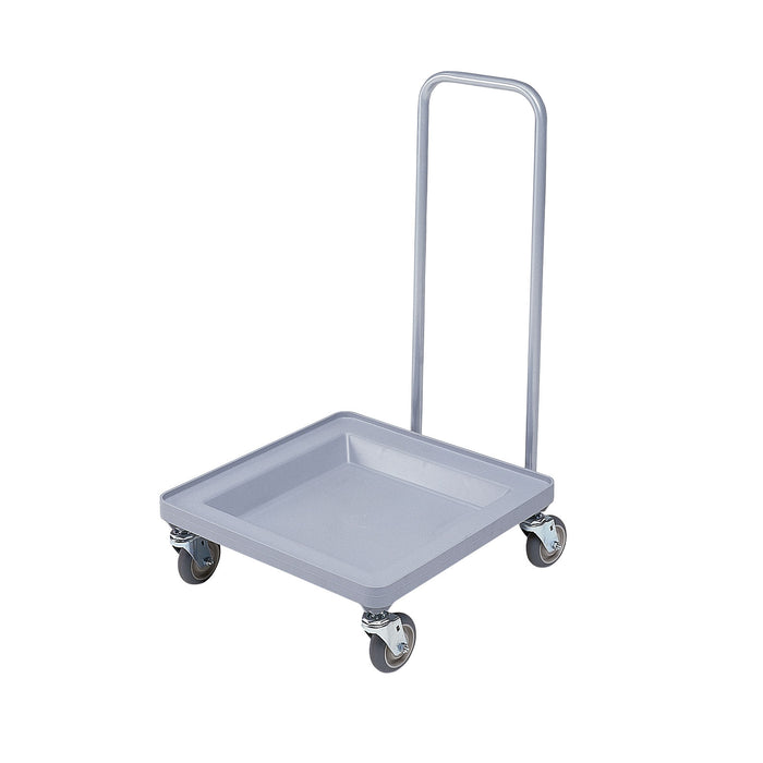 CAMBRO Glassrack Dolly With Handle 54.5Cm W X 54.5Cm L X 94Cm H Soft Grey - GFC0500