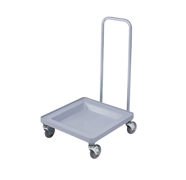 CAMBRO Glassrack Dolly With Handle 54.5Cm W X 54.5Cm L X 94Cm H Soft Grey - GFC0500