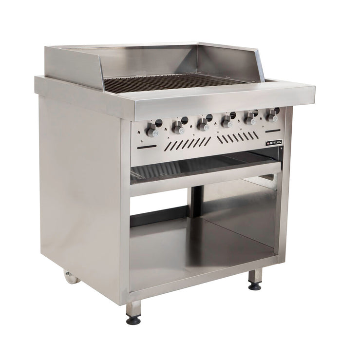 ANVIL Gas Griller  - 6 Burner Radiant - Free Standing - GGA4006