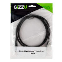 GIZZU 60W 5Gbps Type-C 1m Cable-GCPCC0605G-01