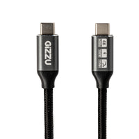 GIZZU USB-C Cable: 100W Charging, 10Gbps Data, 4K Support - Type-C to Type-C Cable