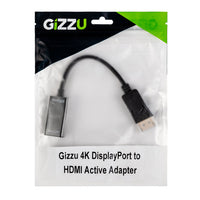 Gizzu 4K60Hz DisplayPort to HDMI Active Adapter-GAPDPHA