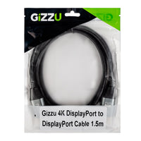 Gizzu 4K60Hz DisplayPort to DisplayPort Cable 1.5M-GCPDPDP15