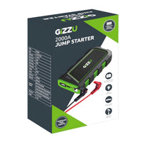 GIZZU 2000A Jump Starter 16000mAh - Black-GJS16000