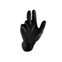 Gloves Grippaz Nitrile Blk P/P P/10 Glru059 L