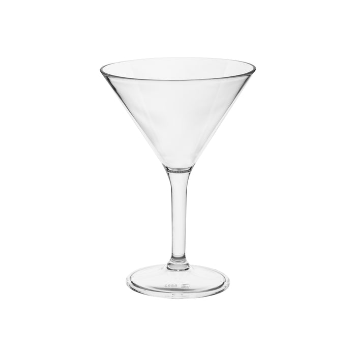 AQUA Glassware Polycarbonate - Martini Cup 280Ml (6) - GPM0280