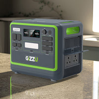 Gizzu 2400W Portable Power Station - Hero Pro UPS, Backup Power, Battery Generator