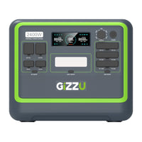 Gizzu 2400W Portable Power Station - Hero Pro UPS, Backup Power, Battery Generator