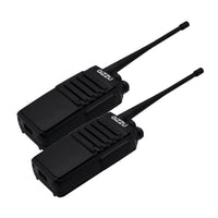 Gizzu Patrol Walkie Talkie Set - Black (2 Pack): Long Range Communication for Family & Outdoor Adventures