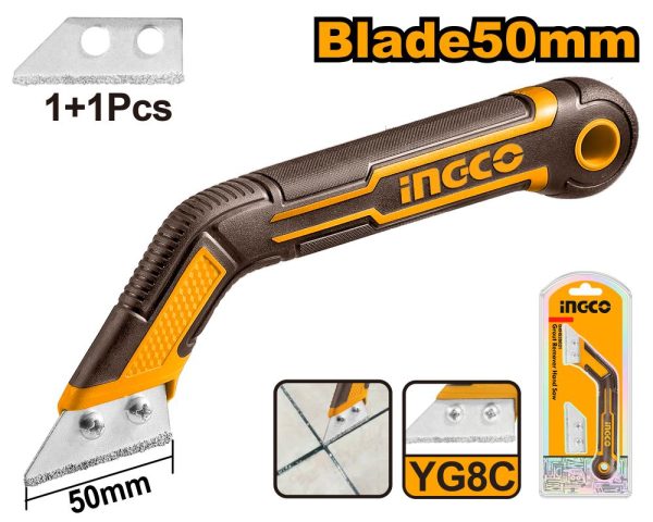 INGCO Grout Remover Hand Tool GRHS20021, Tile Grout Removal Tool