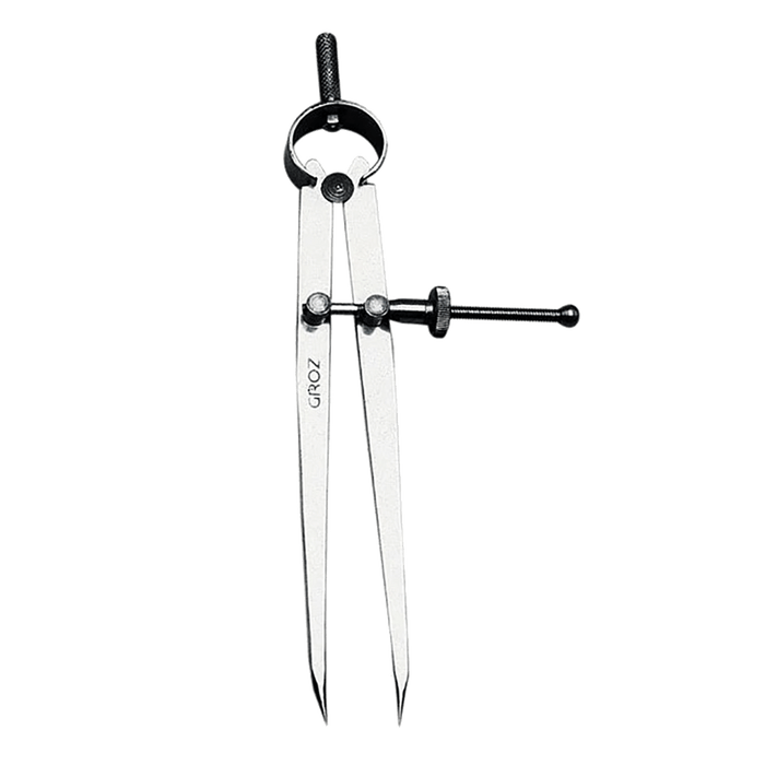 Groz Spring Divider 250mm - Precision Measuring Tool for Metalworking & Marking